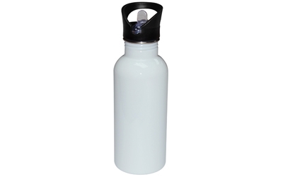 Sublimation Water Bottle White, 600ml, 48 each